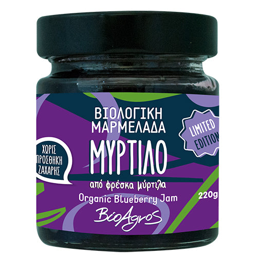 ΒΙΟΛΟΓΙΚΗ ΜΑΡΜΕΛΑΔΑ ΜΥΡΤΙΛΟ ΧΩΡΙΣ ΖΑΧΑΡΗ 320ΓΡ ΒΙΟ ΒΙΟΑΓΡΟΣ