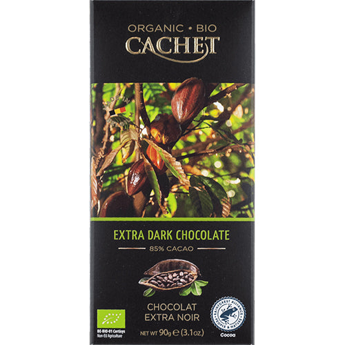 ΒΙΟΛΟΓΙΚΗ ΣΟΚΟΛΑΤΑ ΜΑΥΡΗ 85% ΚΑΚΑΟ CACHET 90ΓΡ ΒΙΟ