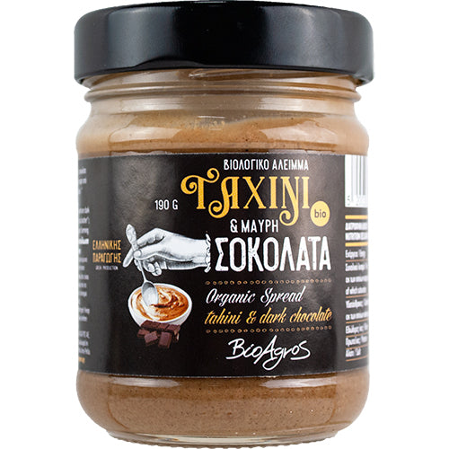 ΒΙΟΛΟΓΙΚΟ ΤΑΧΙΝΙ ΜΕ ΜΑΥΡΗ ΣΟΚΟΛΑΤΑ 190ΓΡ ΒΙΟ ΒΙΟΑΓΡΟΣ