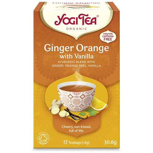 ΒΙΟΛΟΓΙΚΟ YOGI TEA GINGER ORANGE VANILLA BIO 30,6ΓΡ