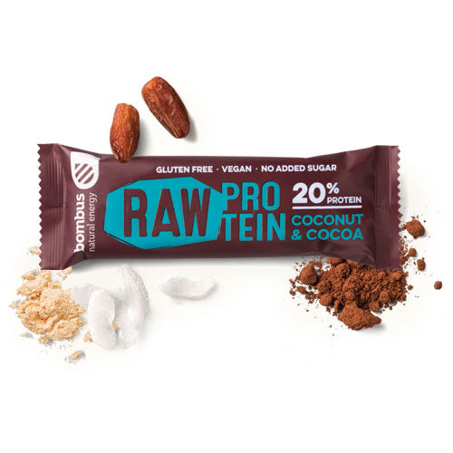 ΜΠΑΡΑ ΠΡΩΤΕΪΝΗΣ RAW ΜΕ ΚΑΡΥΔΑ & ΚΑΚΑΟ 50ΓΡ BOMBUS