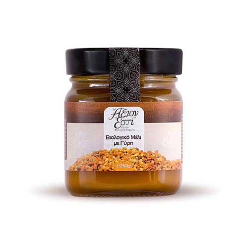 ΒΙΟΛΟΓΙΚΟ ΜΕΛΙ ΜΕ ΓΥΡΗ 250ΓΡ ΑΞΙΟΝ ΕΣΤΙ