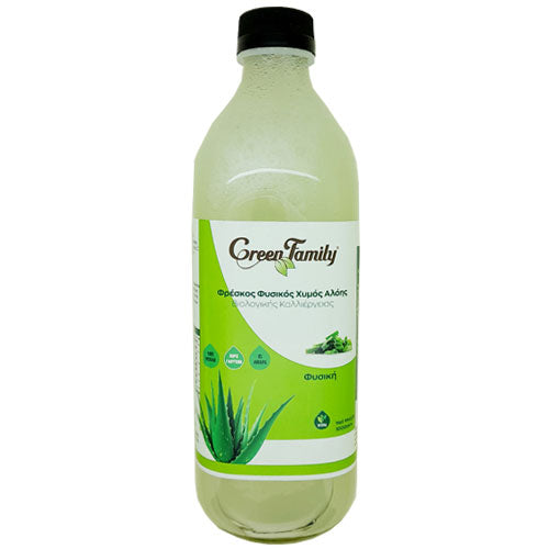 ΧΥΜΟΣ ΦΡΕΣΚΙΑΣ ΑΛΟΗΣ ΧΩΡΙΣ ΑΛΟΪΝΗ GREENFAMILY 1000ML
