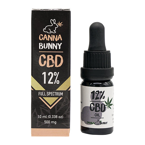 ΕΛΑΙΟ CBD 12% 10ml 500mg CANNA BUNNY