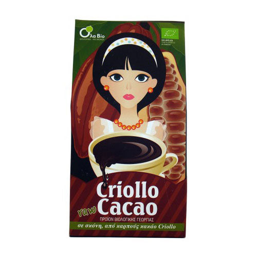 ΒΙΟΛΟΓΙΚΟ ΚΑΚΑΟ CRIOLLO RAW 200ΓΡ ΒΙΟ