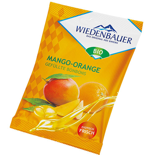 ΒΙΟΛΟΓΙΚΕΣ ΚΑΡΑΜΕΛΕΣ ΜΑΝΓΚΟ ΠΟΡΤΟΚΑΛΙ WIEDENBAUER 75g ΒΙΟ