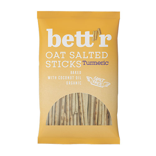 ΒΙΟΛΟΓΙΚΕΣ ΜΠΑΤΟΝΕΤΕΣ (ΣΤΙΚΣ) ΒΡΩΜΗΣ ΜΕ ΚΟΥΡΚΟΥΜΑ BETTR 50ΓΡ BIO