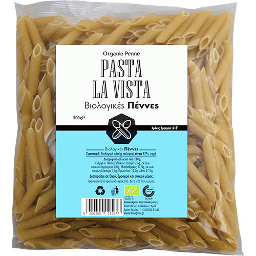 ΒΙΟΛΟΓΙΚΕΣ ΠΕΝΝΕΣ PASTA LA VISTA 500ΓΡ ΒΙΟ