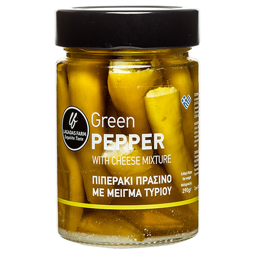 ΠΙΠΕΡΑΚΙ ΠΡΑΣΙΝΟ ΜΕ ΜΕΙΓΜΑ ΤΥΡΙΟΥ LAGADAS FARM 290ΓΡ