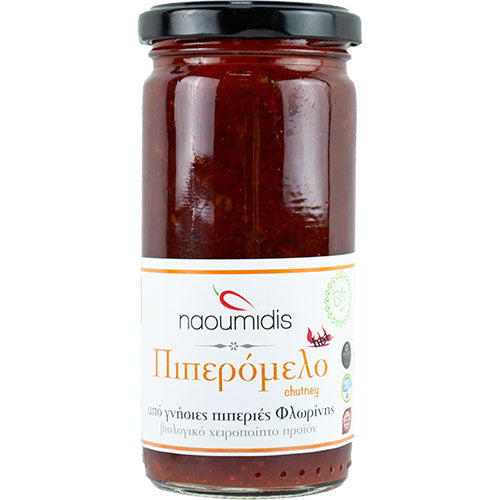 ΒΙΟΛΟΓΙΚΟ CHUTNEY ΠΙΠΕΡΟΜΕΛΟ ΠΙΚΑΝΤΙΚΟ ΝΑΟΥΜΙΔΗΣ 280ΓΡ ΒΙΟ