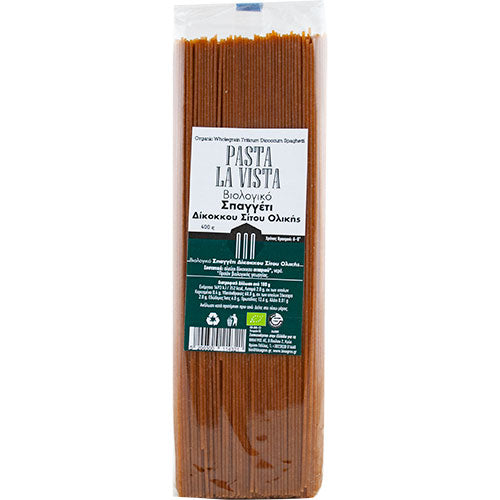 ΒΙΟΛΟΓΙΚΟ ΣΠΑΓΓΕΤΤΙ ΔΙΚΟΚΚΟΥ ΣΙΤΟΥ ΟΛΙΚΗΣ PASTA LA VISTA 400ΓΡ ΒΙΟ