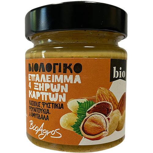 ΒΙΟΛΟΓΙΚΟ ΕΠΑΛΕΙΜΜΑ 4 ΞΗΡΩΝ ΚΑΡΠΩΝ 180g ΒΙΟ ΒΙΟΑΓΡΟΣ