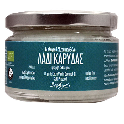 ΒΙΟΛΟΓΙΚΟ  ΛΑΔΙ ΚΑΡΥΔΑΣ ΠΑΡΘΕΝΟ ΒΙΟ 200ΓΡ ΒΙΟΑΓΡΟΣ