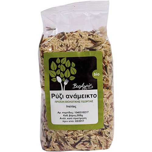 ΒΙΟΛΟΓΙΚΟ ΡΥΖΙ ΑΝΑΜΕΙΚΤΟ ΕΛΛΗΝΙΚΟ ΒΙΟ 500GR ΒΙΟΑΓΡΟΣ