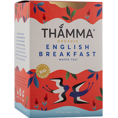 ΒΙΟΛΟΓΙΚΟ ΤΣΑΪ ENGLISH BREAKFAST THAMMA ΒΙΟ ΦΑΚ. 12x2g